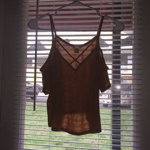 Orange top bought from Charlotte Russe